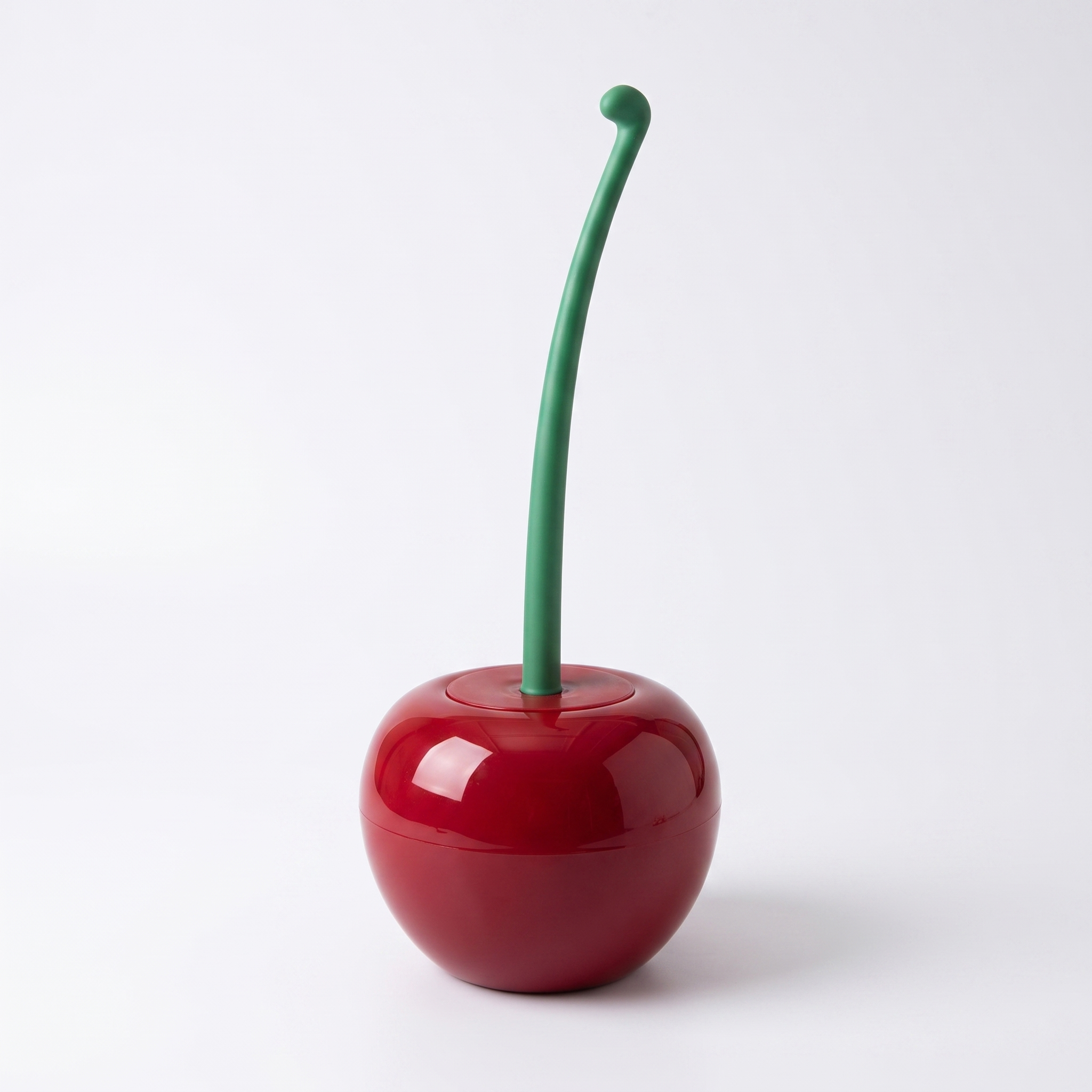 Cherry Charm Toilet Brush Set - Cute Hidden Bathroom Brush & Holder
