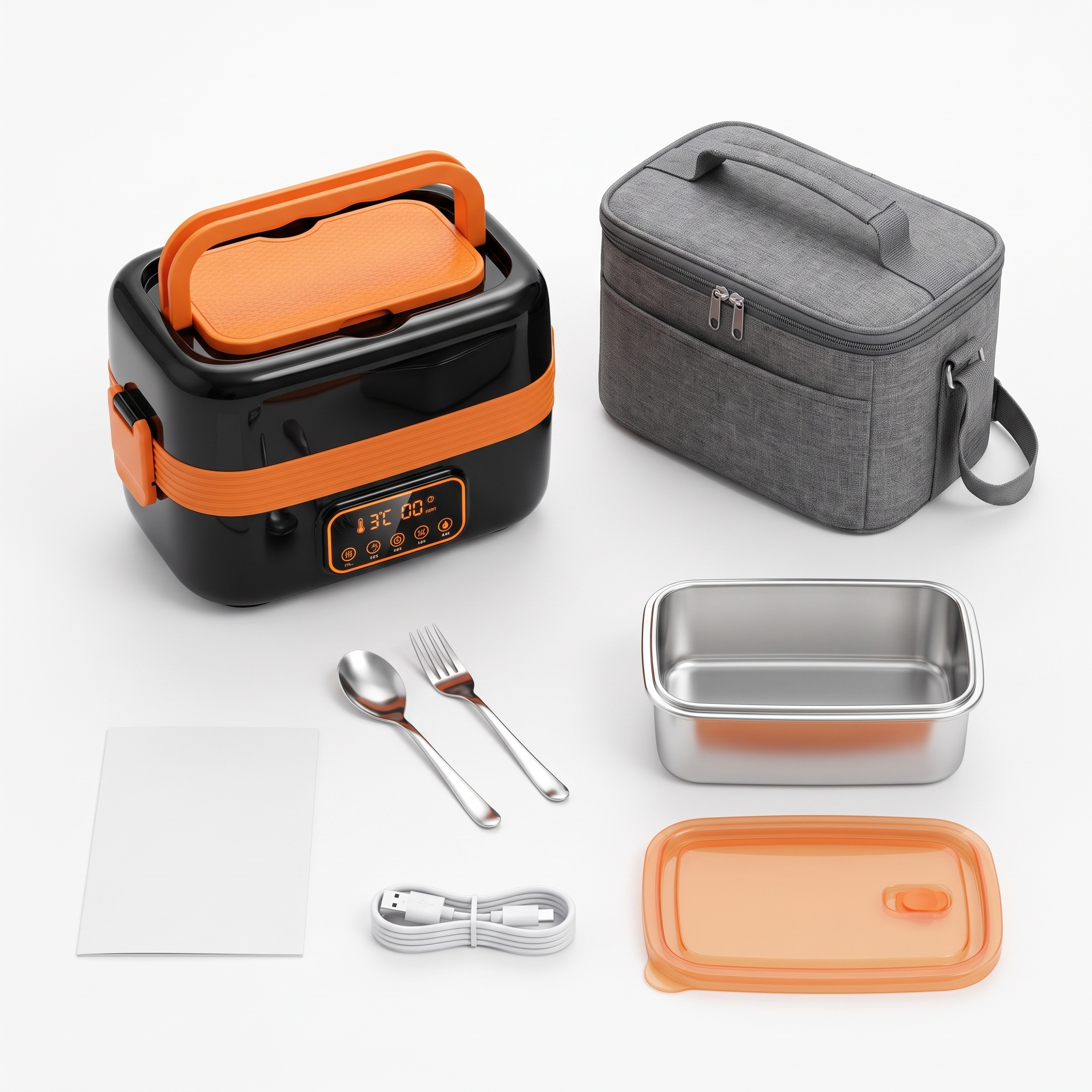 Portable Electric Heated Lunch Box | Hot Meals Anywhere