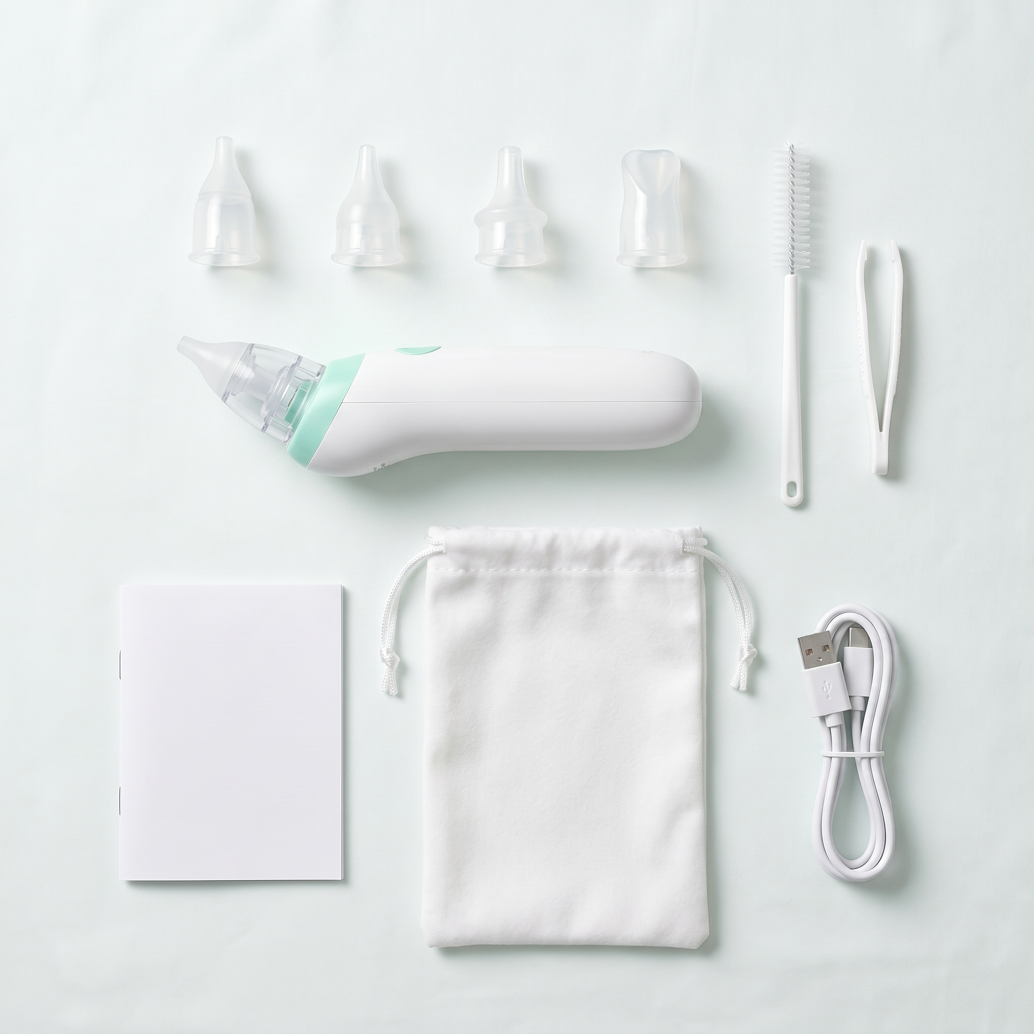 Electric Baby Nasal Aspirator - Gentle Nose Cleaner for Newborns & Toddlers