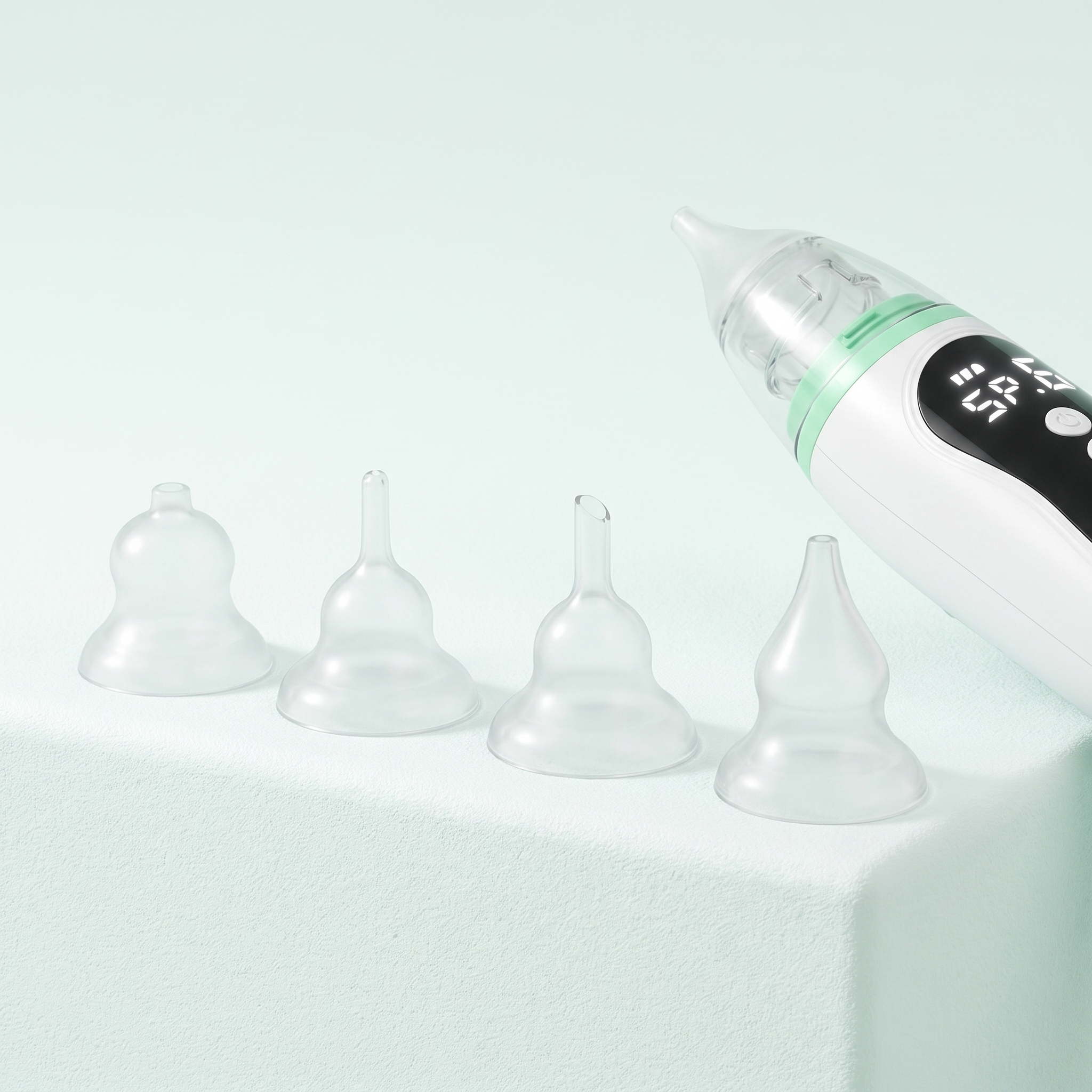 Electric Baby Nasal Aspirator - Gentle Nose Cleaner for Newborns & Toddlers