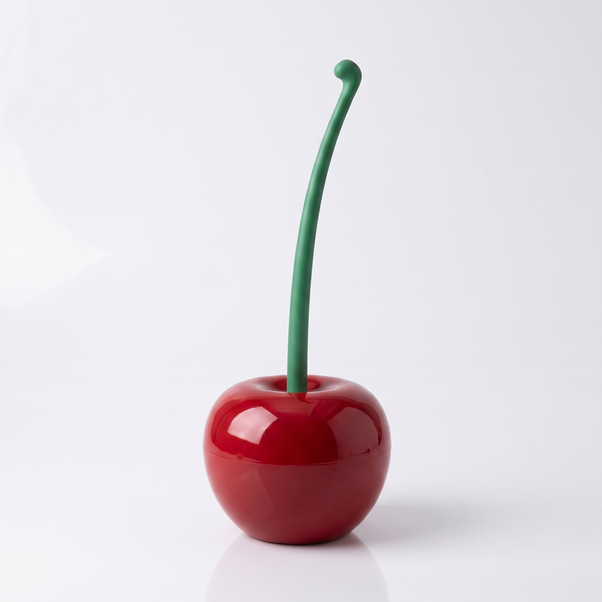 Cherry Charm Toilet Brush Set - Cute Hidden Bathroom Brush & Holder