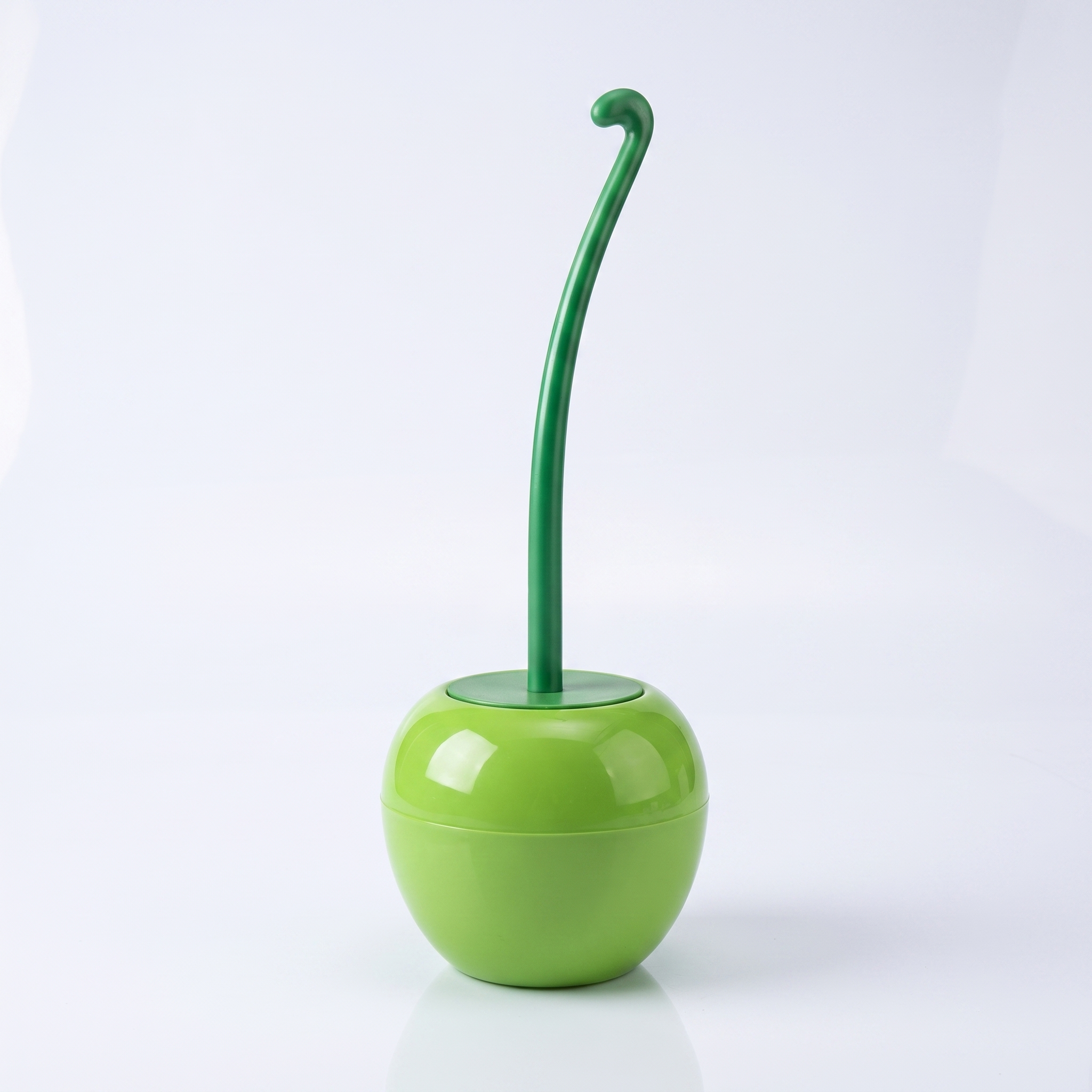 Cherry Charm Toilet Brush Set - Cute Hidden Bathroom Brush & Holder