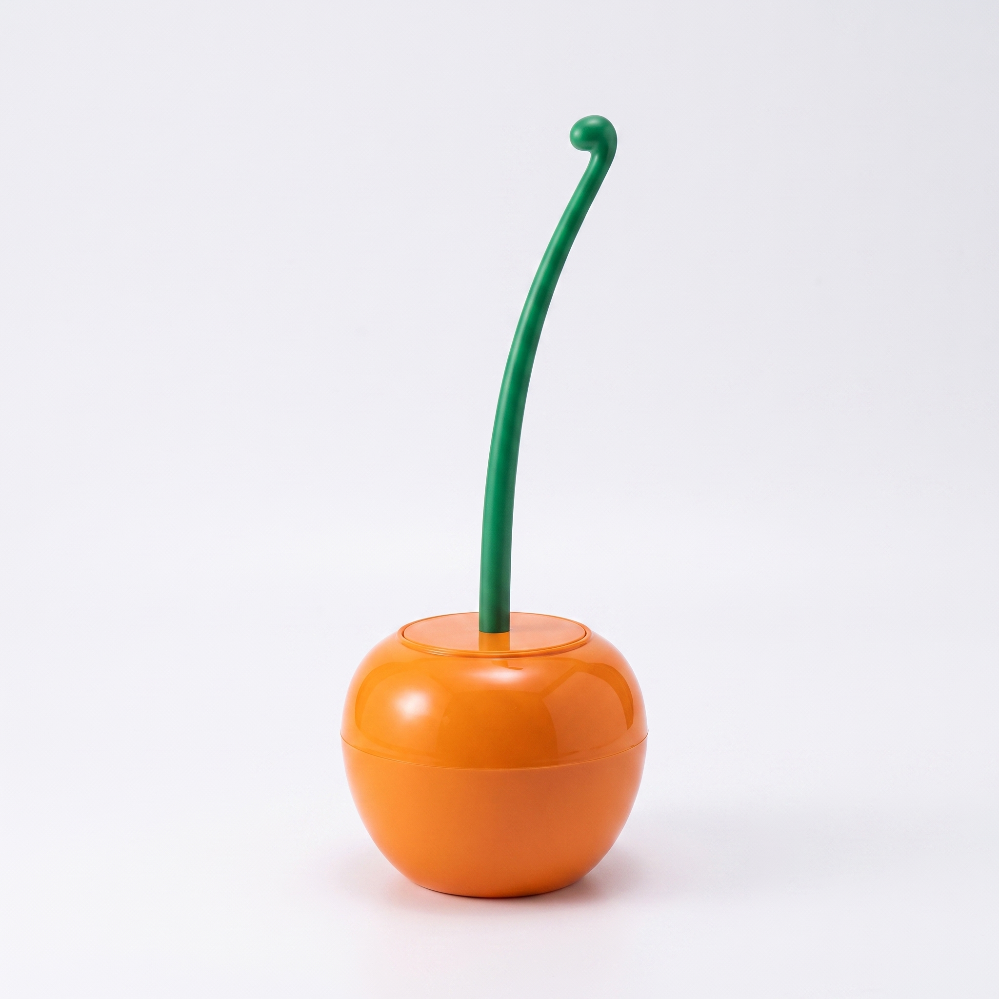 Cherry Charm Toilet Brush Set - Cute Hidden Bathroom Brush & Holder