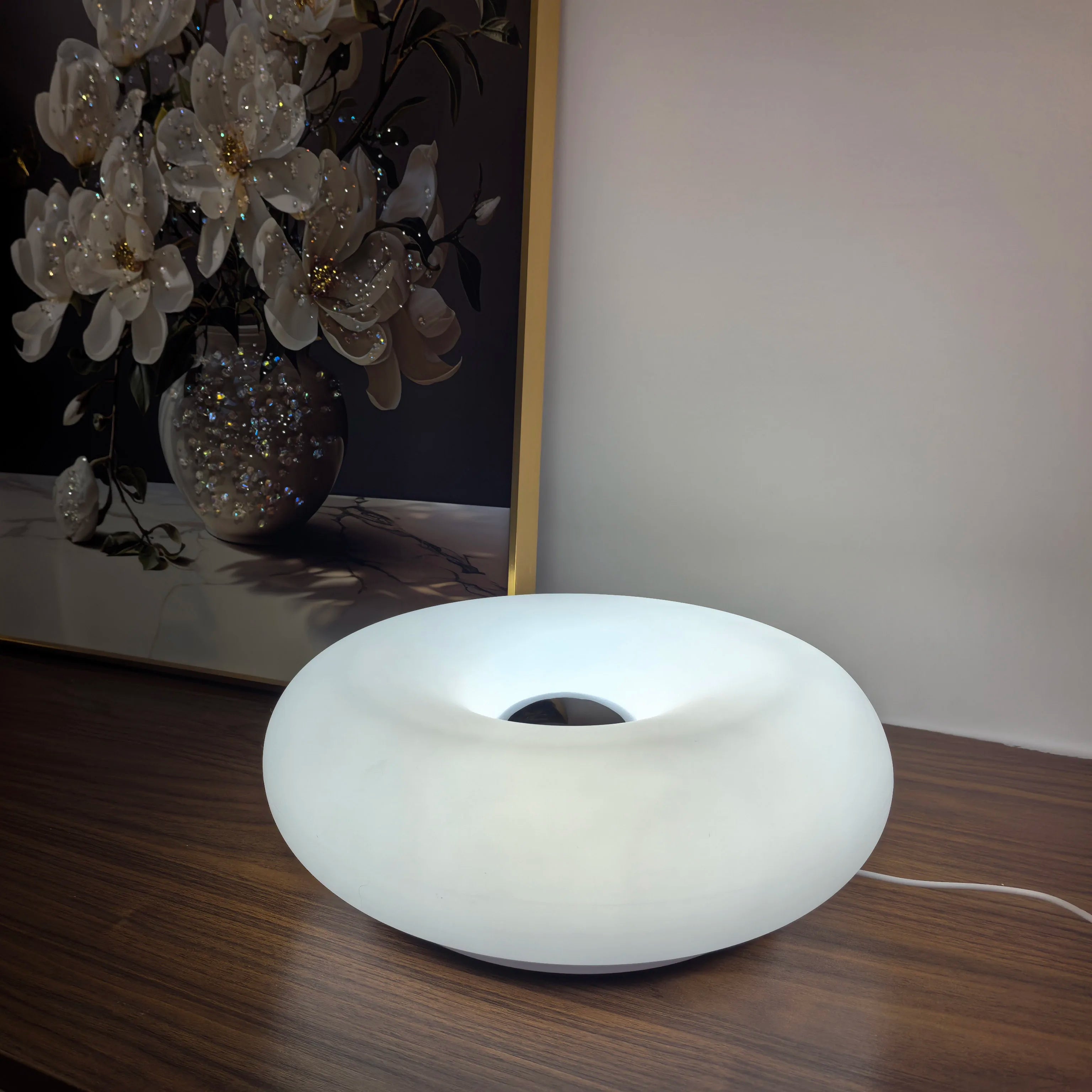 Donut Mood Lamp - RGB Color-Changing Bedside & Desk Light