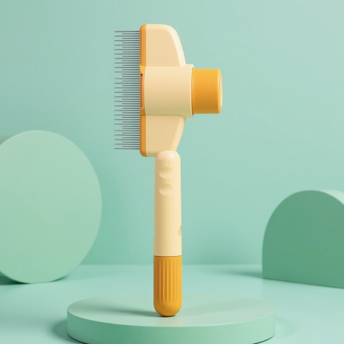 Easy Clean Self-Cleaning Pet Comb - One Press & The Fur Pops Off